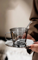  Luxury Glass Coffee Cup and Plate
