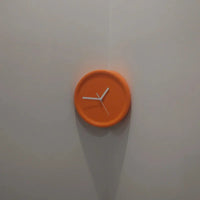 Ins Quiet Wall Clock 8inch Non-Ticking Punch-Free Corner Wall Clock Wall Decor Bedroom Technology Luxury Art Home Decoration-Letifly Lights and Decor
