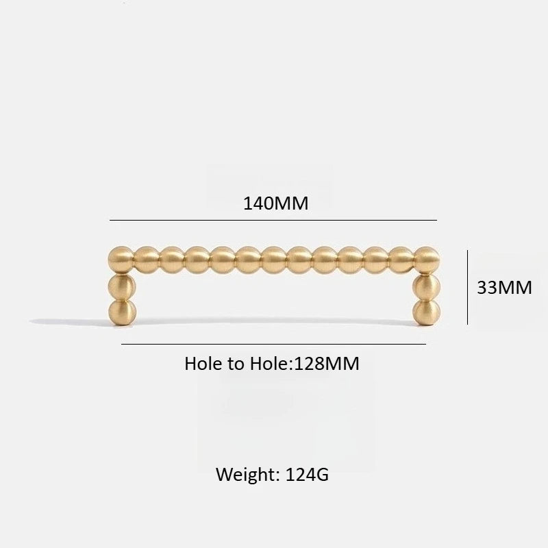 Tinhob Solid Brass Small Round Ball Handle Cabinet Wardrobe Drawer Knobs/ Shoe Cabinets for Drawers Kitchen Handles Accessories-Letifly Lights and Decor