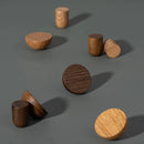 Wood Round Pull Knobs Natural Wooden Dresser Drawer Wardrobe Handle and Knobs For Cabinet Handle Furniture Hardware-Letifly Lights and Decor