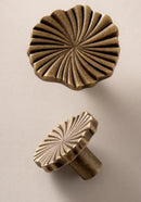 SBrass Cabinet Pulls Cup Flat Vintage Drawer Pulls Kitchen Cupboard Bathroom Dresser Cabinet Knob Hardware Antique Brass Handles-Letifly Lights and Decor
