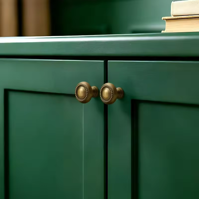 Santaya Antique Brass Cabinet Pulls Handles Dresser Drawer Solid Brass Cabinet Handles Wardrobe Kitchen Hardware Pull-Letifly Lights and Decor