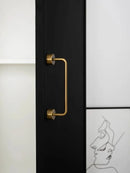 Antique Brass Furniture Handles with Backplate Wardrobe Kitchen Cupboard Cloakroom Bedside Cabinet Handle Bedroom Accessories-Letifly Lights and Decor