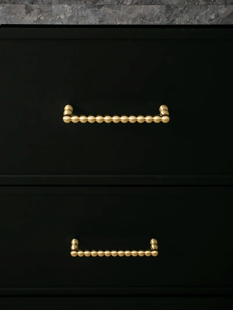 Tinhob Solid Brass Small Round Ball Handle Cabinet Wardrobe Drawer Knobs/ Shoe Cabinets for Drawers Kitchen Handles Accessories-Letifly Lights and Decor