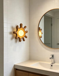 Resin Wall Lamp Wabi Sabi Vintage LED Wall Sconce Creative Vintage Light for Bedroom Bedside Living Room Corridor Home Art Decor-Letifly Lights and Decor