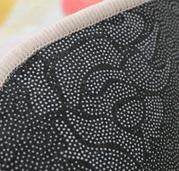 Plush Bath Mat Soft Anti-Slip Absorbent Waterproof with Playful Design