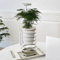 Spring Wire Planter Stand-Letifly Lights and Decor