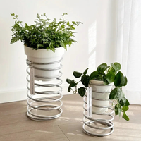 Spring Wire Planter Stand-Letifly Lights and Decor