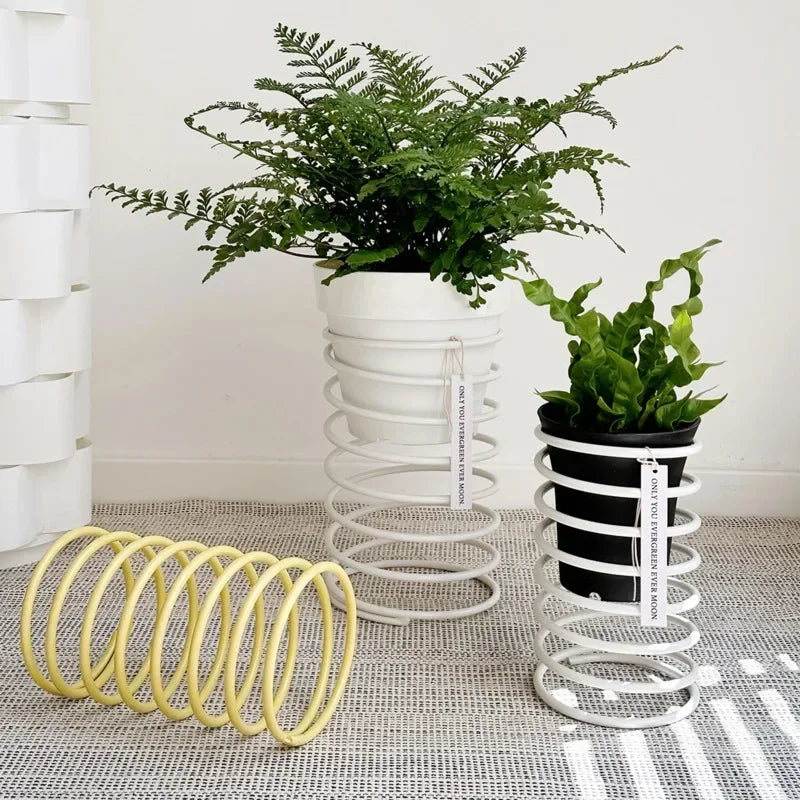 Spring Wire Planter Stand-Letifly Lights and Decor
