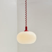 Spring Wire Retractable Pendant Light-Letifly Lights and Decor