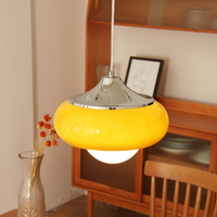 Starburst Retro Glass & Chrome LED Pendant Lights-Letifly Lights and Decor