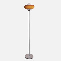 Starburst Retro Glass & Chrome LED Table & Floor Lamp-Letifly Lights and Decor