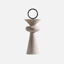 geometric Sandstone Statue