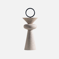 geometric Sandstone Statue