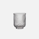 Vintage Glass Cup textured glass cups for hot and cold drinks borosilicate glass cups