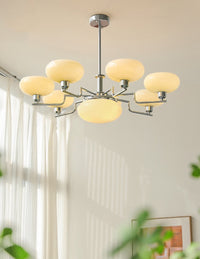 Teresie Mid-Century Glass Orb Chandelier