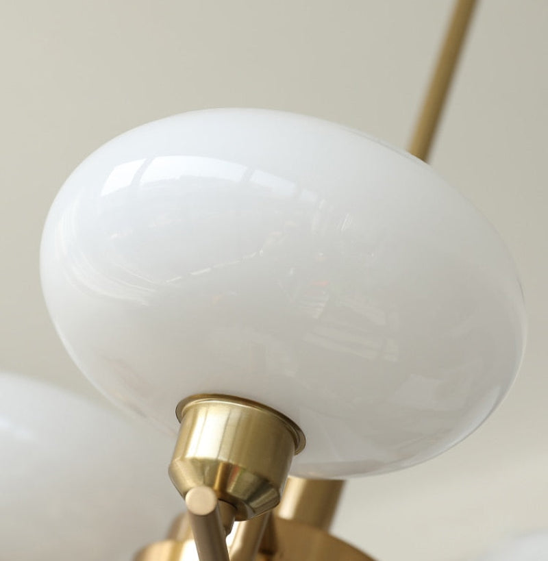 Teresie Mid-Century Glass Orb Chandelier