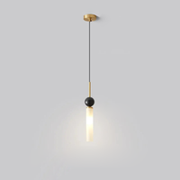 Marble Pendant Lights and chandelier sleek marble line pendant lamp