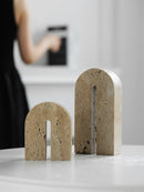 U Tower Stone Book Stand Holder