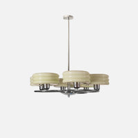 Vetiver Glass Chandelier