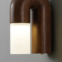 Vintage Ash Wood Wall Lamp-Letifly Lights and Decor