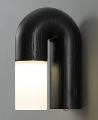 Vintage Ash Wood Wall Lamp-Letifly Lights and Decor
