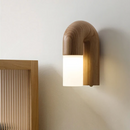 Vintage Ash Wood Wall Lamp-Letifly Lights and Decor