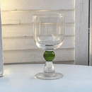 Vintage Clear Wine Glass