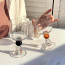 Vintage Clear Wine Glass