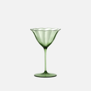 Vintage Green Wine Glass