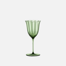 Vintage Green Wine Glass