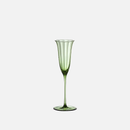 Vintage Green Wine Glass