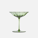 Vintage Green Wine Glass