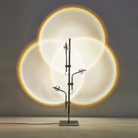 Wa Wa Sunset Contemporary Italian Floor Table Lamp