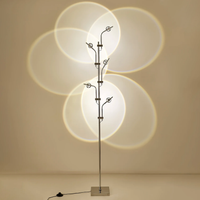 Wa Wa Sunset Contemporary Italian Floor Table Lamp