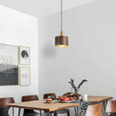 Bedside Pendant/Wall Lamp Modern Walnut Brass Pendant & Wall Lamp Metal Hanging Light for Bedroom, Dining Room, and Bar Décor