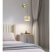 Walden Brass Wall Lamp-Letifly Lights and Decor