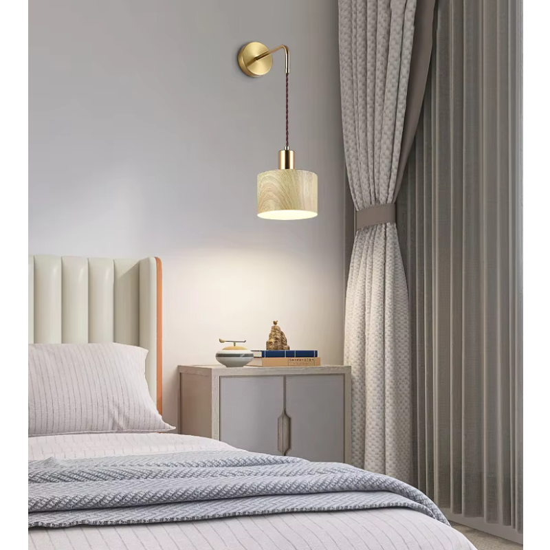 Walden Brass Wall Lamp-Letifly Lights and Decor