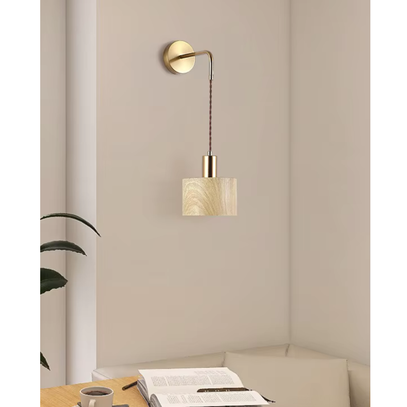 Walden Brass Wall Lamp-Letifly Lights and Decor
