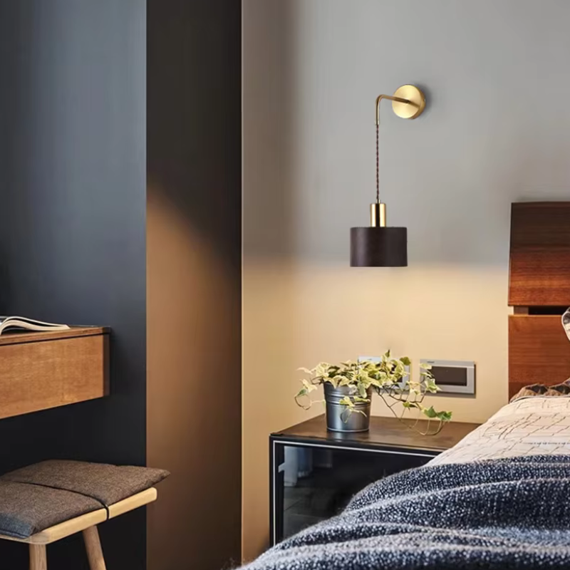Walden Brass Wall Lamp-Letifly Lights and Decor