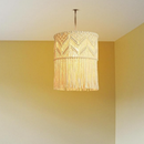 Wall Hanging Tapestry Lampshade woven macrame cotton tapestry lamp