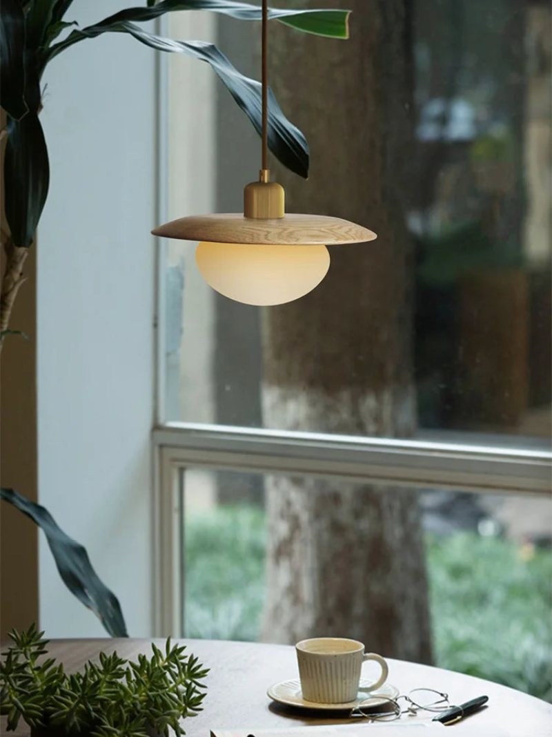 Walnut Nest LED Pendant Light