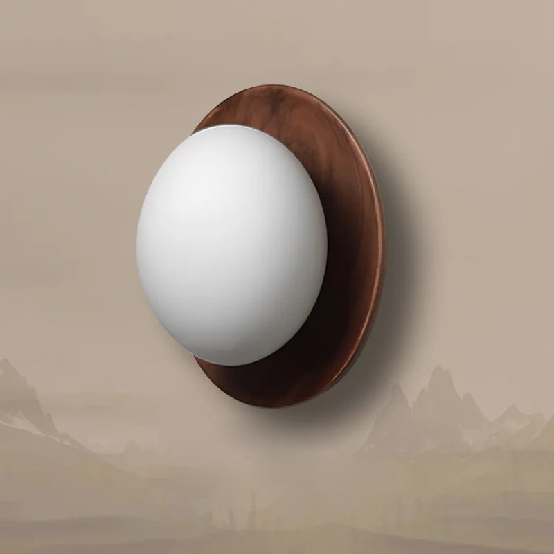 Walnut Nest Wall Sconce