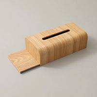 Walnut Wood Tissue Box Desktop Storage Box Wooden Tissue Case Home Ornament Napkin Holder