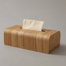 Walnut Wood Tissue Box Desktop Storage Box Wooden Tissue Case Home Ornament Napkin Holder