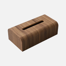 Walnut Wood Tissue Box Desktop Storage Box Wooden Tissue Case Home Ornament Napkin Holder