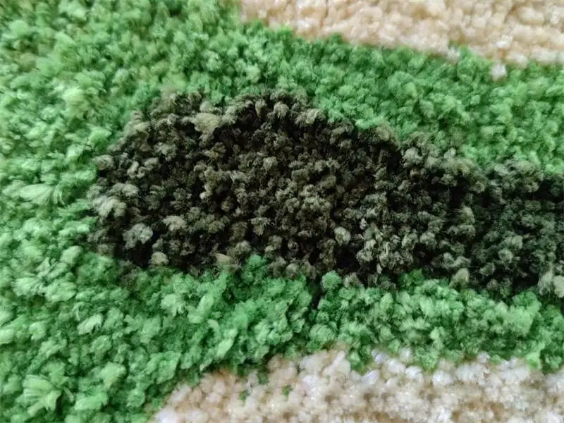 Warped Tufted Bath Mat-Letifly Lights and Decor