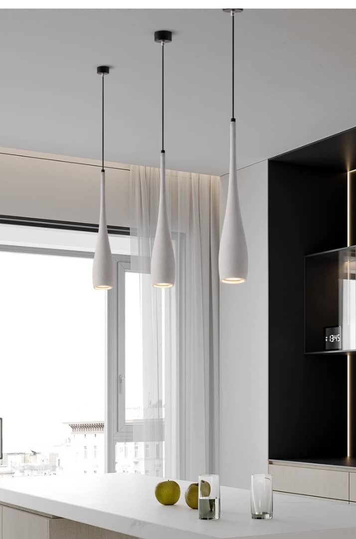 Sculpted Stone Pendant Light-Letifly Lights and Decor