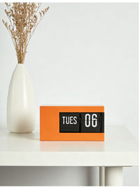 Maison Flip Calendar Clock-Letifly Lights and Decor