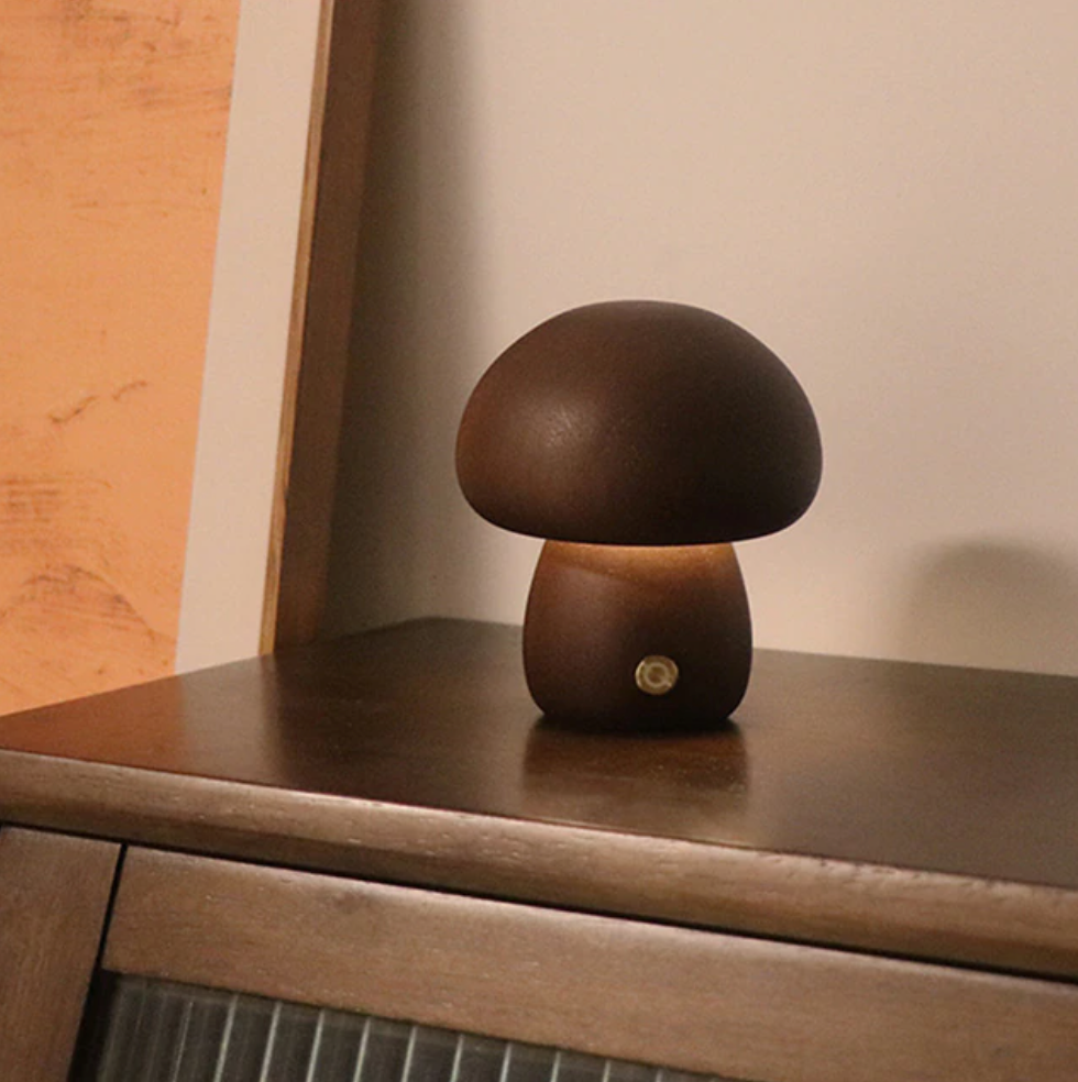In the Woods Mushroom Cordless Table Lamp-Letifly Lights and Decor
